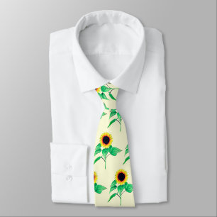 Art Sunflowers - Choose /add your favourite colour Tie
