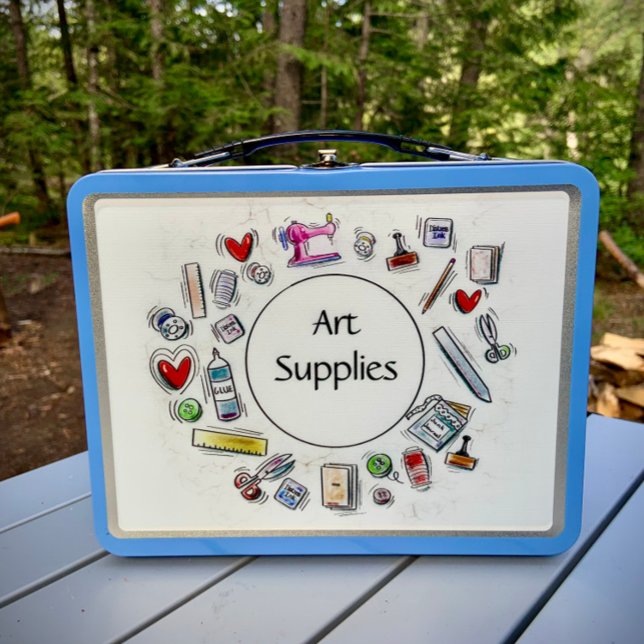 Art Supplies Metal Lunchbox (Creator Uploaded)