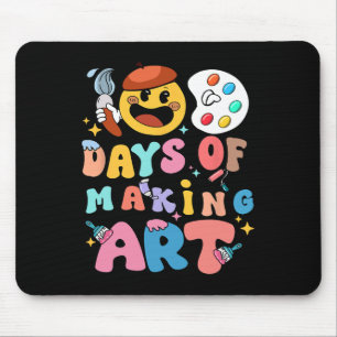 Art Teacher 100 Days Of Making Art Teacher 100th D Mouse Pad