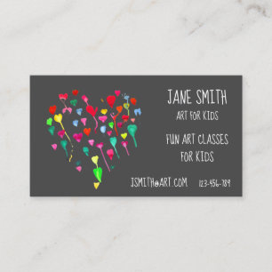Art teacher Art for kids Business Card