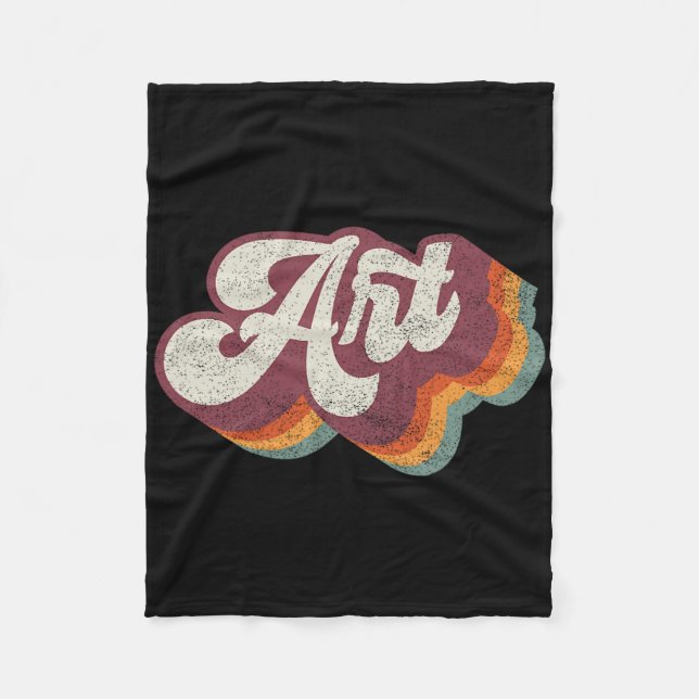 Art Teacher Back To School  Fleece Blanket (Front)