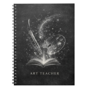 Art Teacher Chalk Dust Constellation Art Notebook