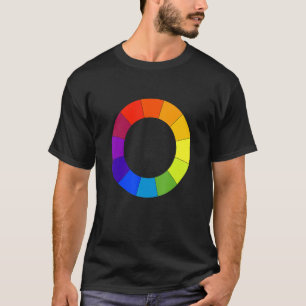 Art Teacher Colour Circle Palette Painter Artist A T-Shirt