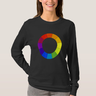 Art Teacher Colour Circle Palette Painter Artist A T-Shirt