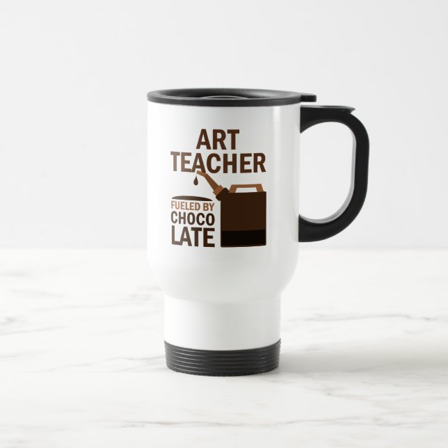 Art Teacher (Funny) Gift Travel Mug (Right)