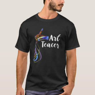 Art Teacher Paint Brush Painter Student T-Shirt