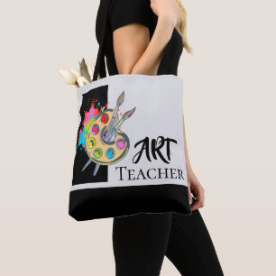 Art Teacher   Painter's Palette Shoulder Tote Bag
