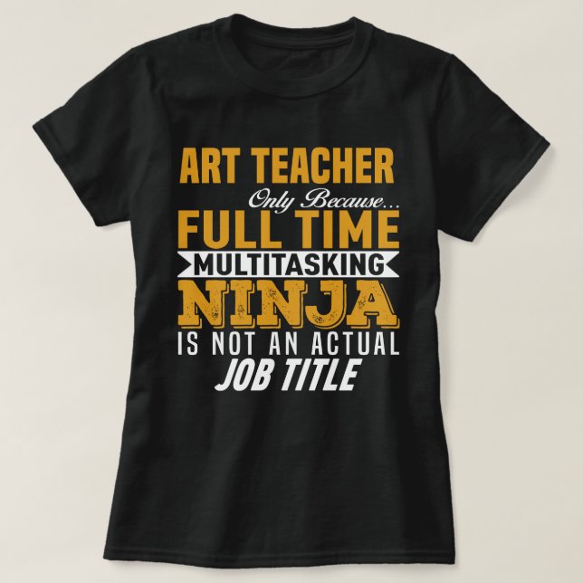 Art Teacher T-Shirt (Design Front)