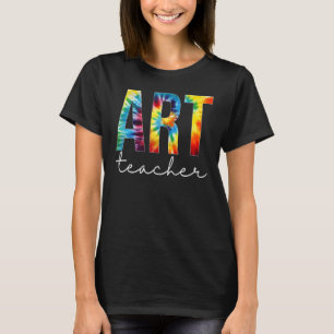 Art Teacher Tie Dye Appreciation Day Hello Back To T-Shirt