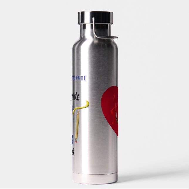 Art Teacher Water Bottle (Left)