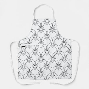 Art Teacher's Heart Pattern Art Smock Apron