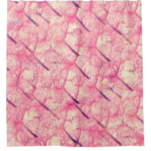 art The pink watercolor ink paint blob watercolour Shower Curtain