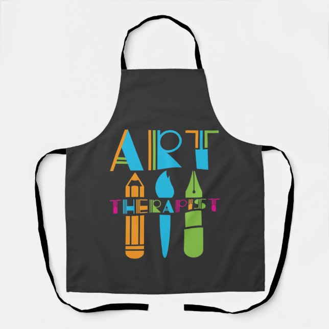 Art Therapist Appreciation Therapy Apron (Front)