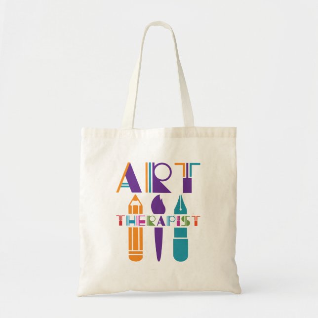 Art Therapist Tote Bag (Front)