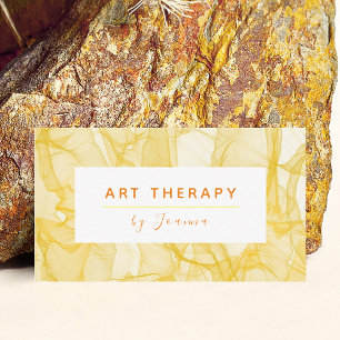 Art Therapy Add Your Name Artistic Creative Modern Business Card