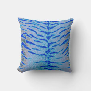 Art tiger fur cushion