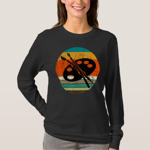 Art Tools Teacher Student School Artist Illustrato T-Shirt
