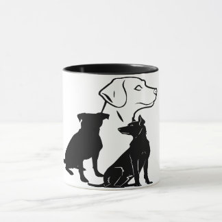 Art Trio of Loyal Paws Mug