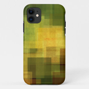 art vintage colourful abstract geometric 2 iPhone 11 case