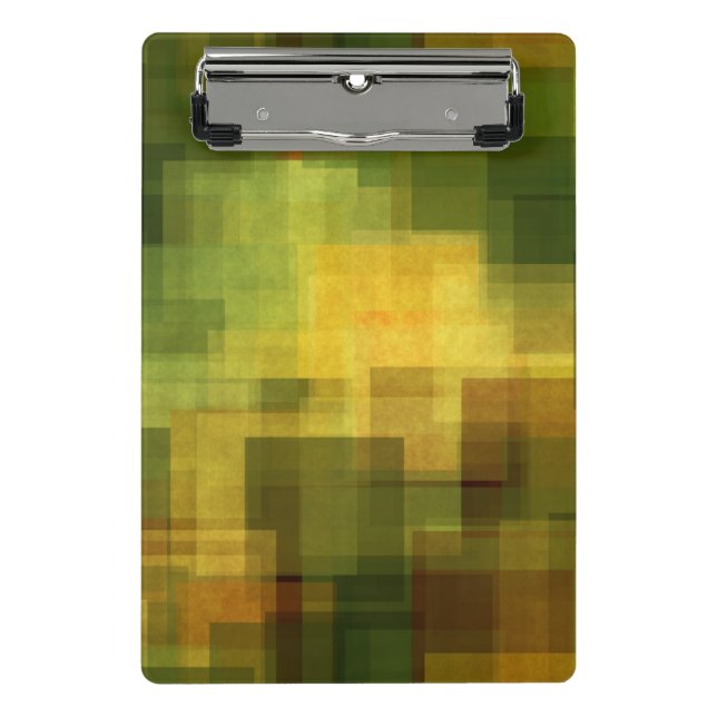 art vintage colourful abstract geometric 2 mini clipboard (Front)