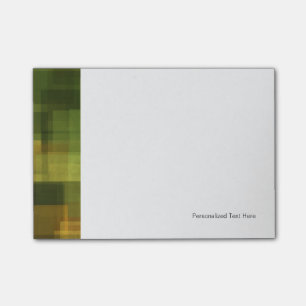 art vintage colourful abstract geometric 2 post-it notes