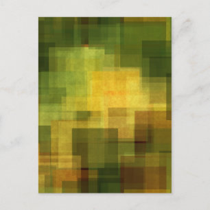 art vintage colourful abstract geometric 2 postcard