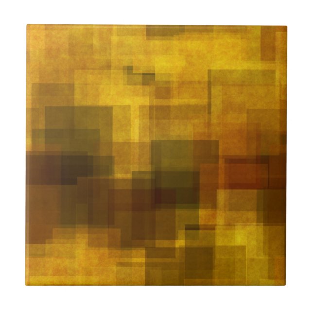 art vintage colourful abstract geometric tile (Front)