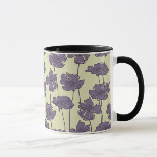 Art vintage floral pattern background mug