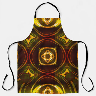 art vintage geometric ornamental patternabstract,a apron