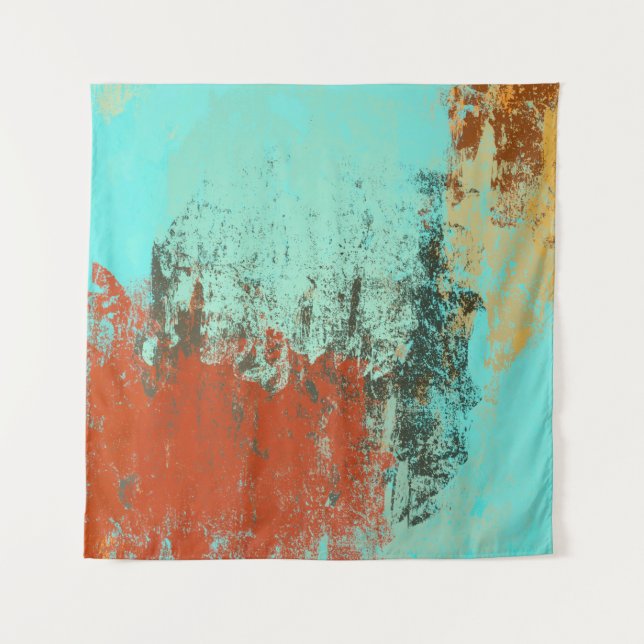 Art wallpaper. Digital canvas mix. illustration. T Tapestry (Front)