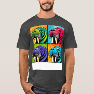 Art Walrus Tee Marine Mammal Statement