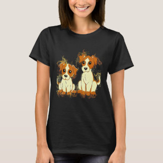 Art Watercolor Jack Russell Terrier Dogs T-Shirt