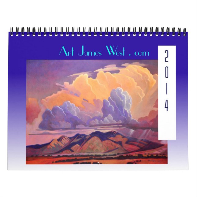 Art West 2014 Calendar! Fantastic Clouds and Roads Calendar (Cover)
