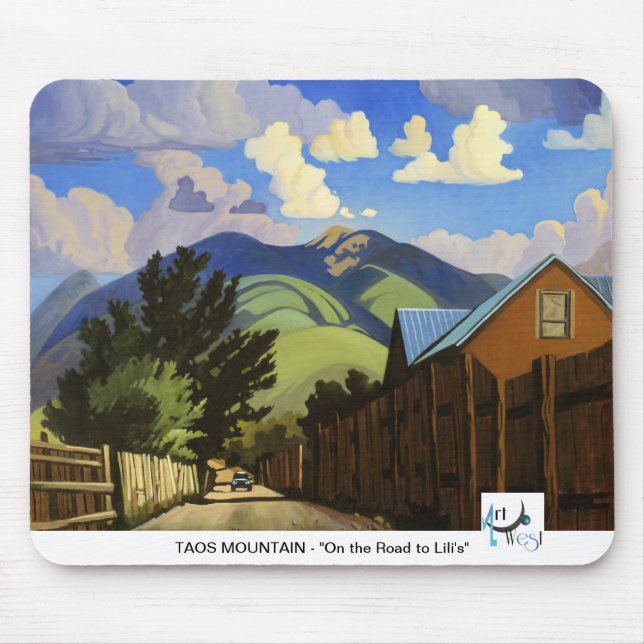 Art West MOUSEPAD - Taos Mountain (Front)