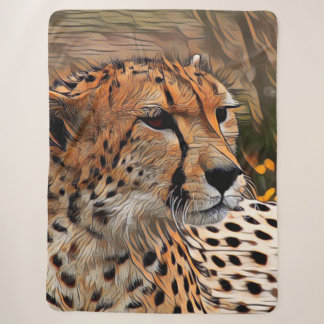 ArtAnimal cheetah Sherpa Blanket