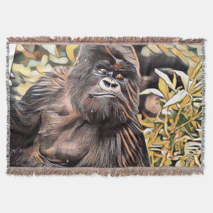 ArtAnimal Gorilla Throw Blanket