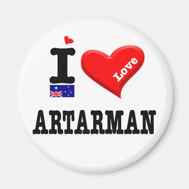 ARTARMAN - I Love Magnet (Front)
