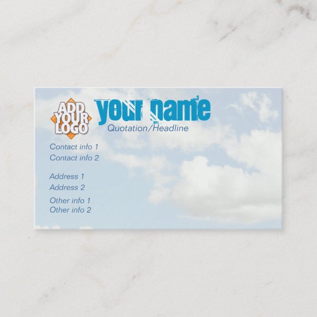 ArtClouds Business Card (Front)