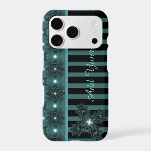Artdeco Flowers in Retro Style , Add Your Name