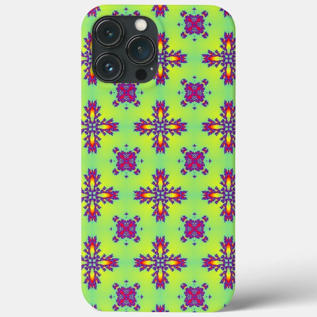 Artdeco Flowers in Retro Style Case-Mate iPhone Case (Back)