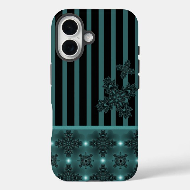 Artdeco Flowers in Retro Style Case-Mate iPhone Case (Back)