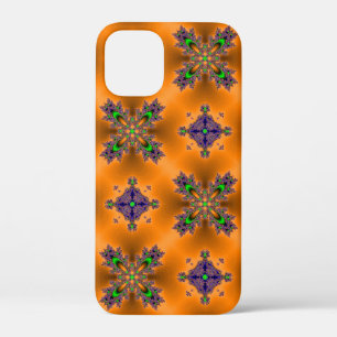 Artdeco Flowers in Retro Style iPhone 12 Mini Case