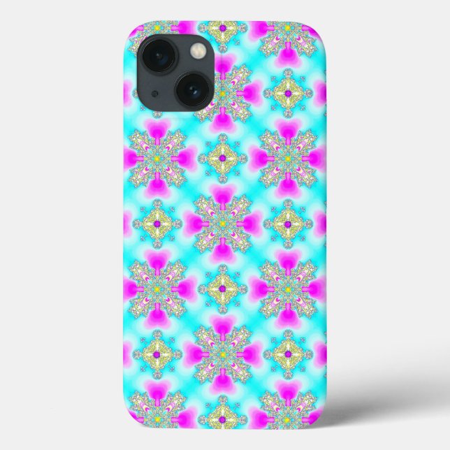 Artdeco Flowers in Retro Style Case-Mate iPhone Case (Back)