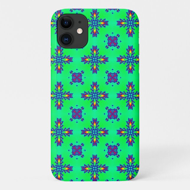 Artdeco Flowers in Retro Style Case-Mate iPhone Case (Back)