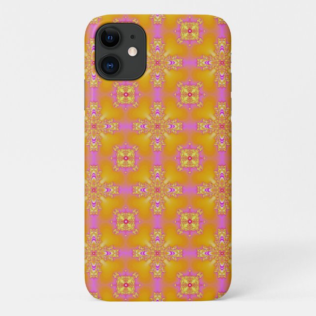 Artdeco Flowers in Retro Style Case-Mate iPhone Case (Back)