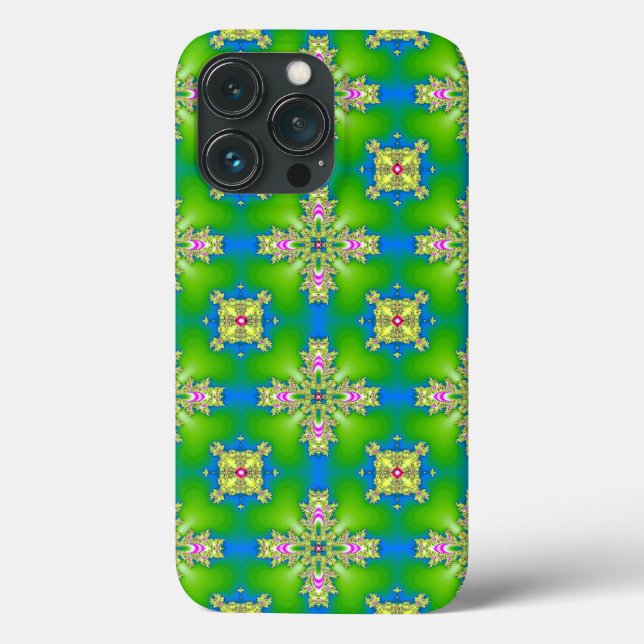 Artdeco Flowers in Retro Style Case-Mate iPhone Case (Back)