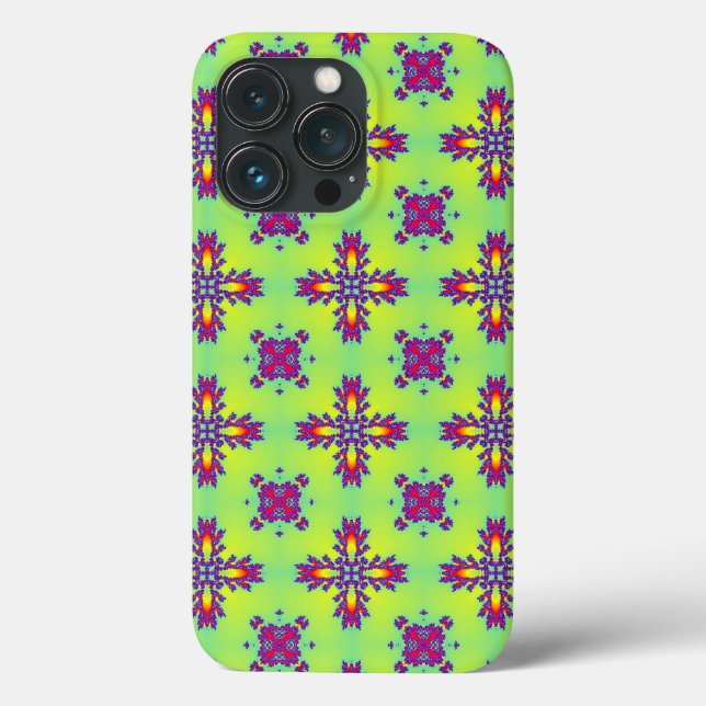 Artdeco Flowers in Retro Style Case-Mate iPhone Case (Back)