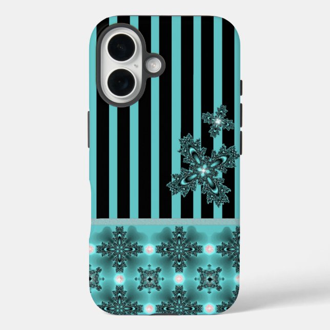 Artdeco Flowers in Retro Style Case-Mate iPhone Case (Back)