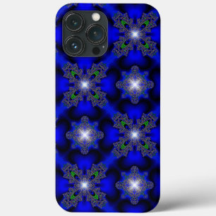 Artdeco Flowers in Retro Style iPhone 13 Pro Max Case