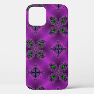 Artdeco Flowers in Retro Style iPhone 12 Case